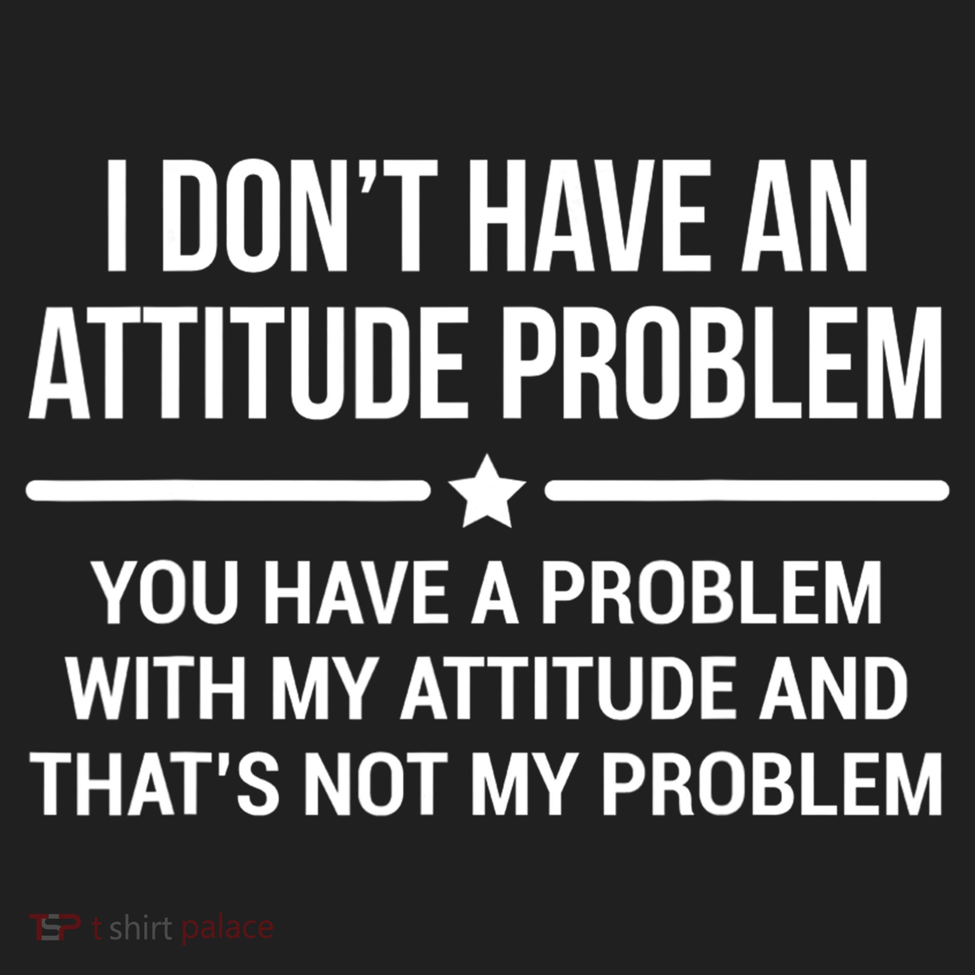 I Don't Have An Attitude Problem Funny Sarcasm Tee Tumbler