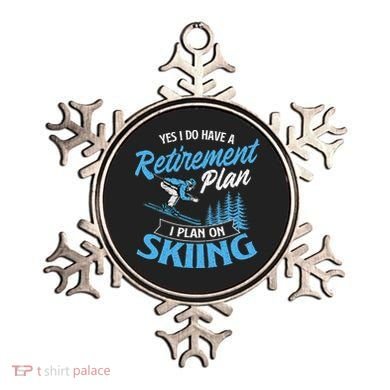 I Do Have A Retirement Plan Skiing Lover Skier Ski Sport Ornament