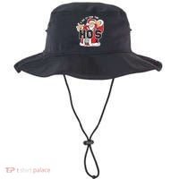 I Do It For The Hos Meaningful Gift Funny Retro Rap Santa Gift Bucket Hat thumb 0