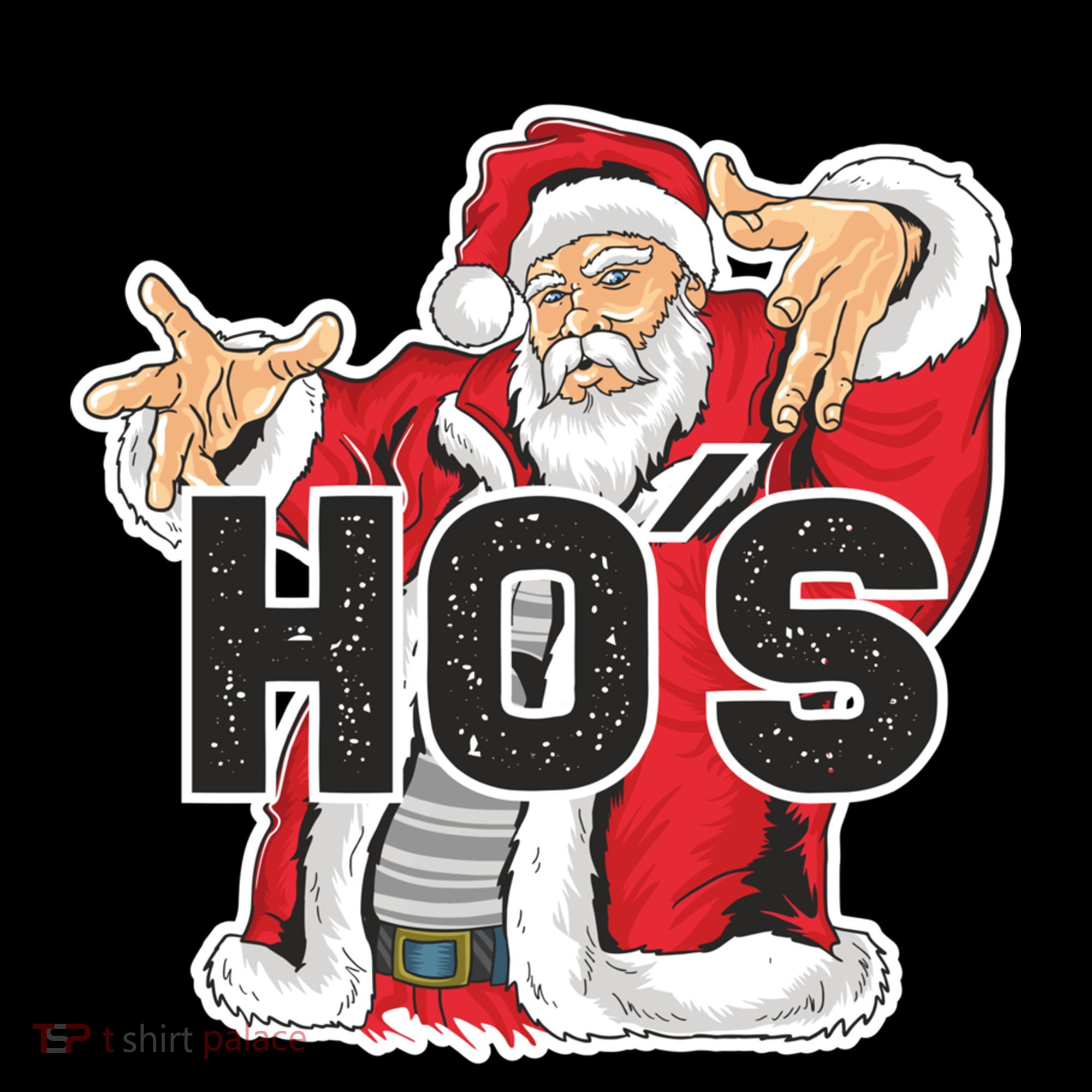 I Do It For The Hos Meaningful Gift Funny Retro Rap Santa Gift Coffee Mug