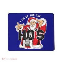 I Do It For The Hos Meaningful Gift Funny Retro Rap Santa Gift Mousepad thumb 0