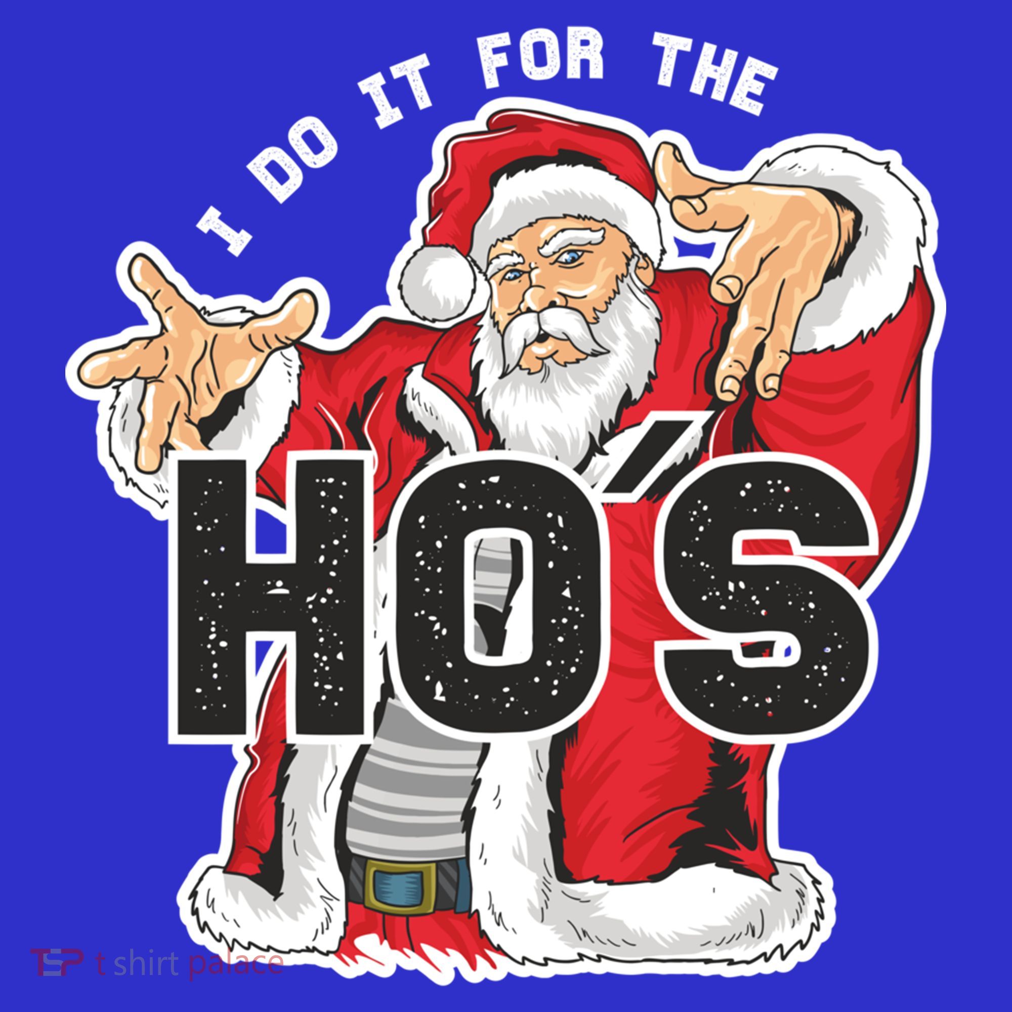 I Do It For The Hos Meaningful Gift Funny Retro Rap Santa Gift Women's Tank Top