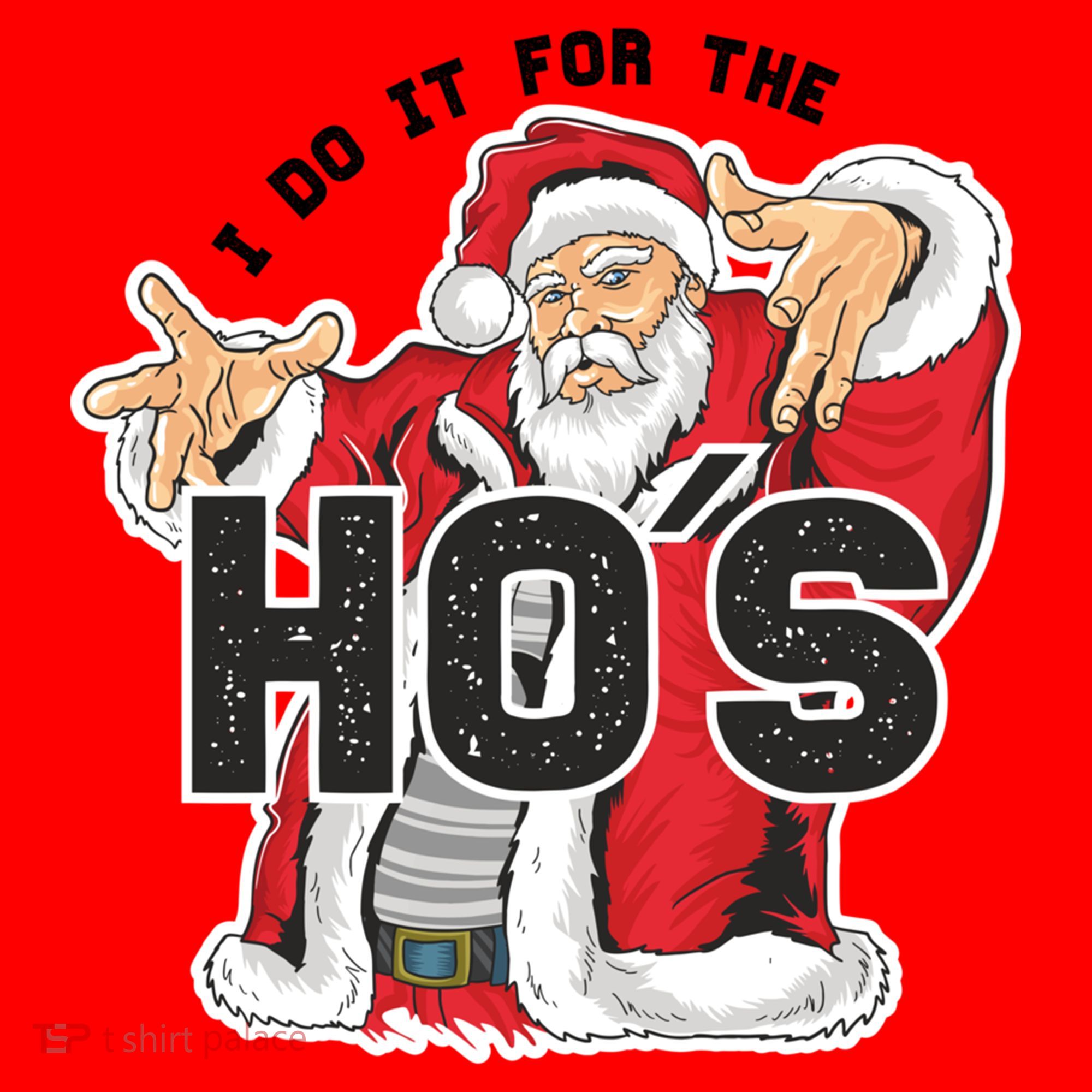 I Do It For The Hos Meaningful Gift Funny Retro Rap Santa Gift Santa Hat