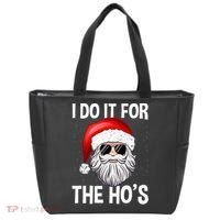 I Do It For The Ho's Funny Inappropriate Christmas Santa Tote Bag thumb 0