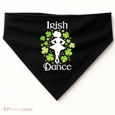 Irish Dance - Irish Dancer Ceili Reel Dance USA-Made Doggie Bandana