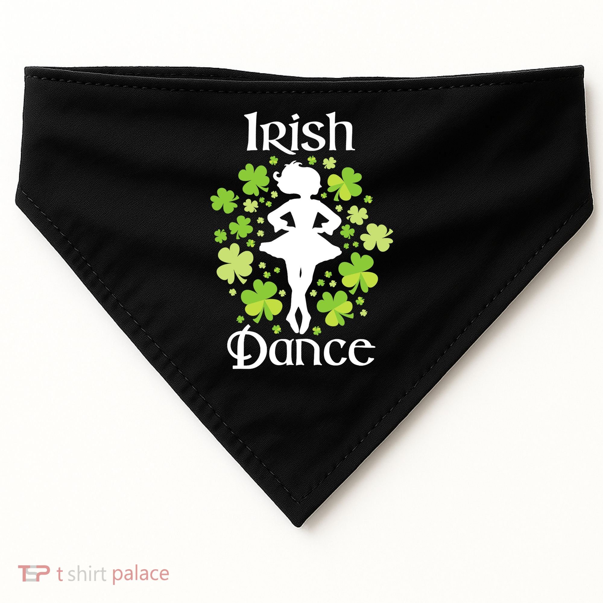 Irish Dance - Irish Dancer Ceili Reel Dance USA-Made Doggie Bandana