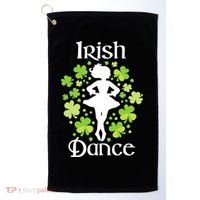 Irish Dance - Irish Dancer Ceili Reel Dance Golf Towel thumb 0