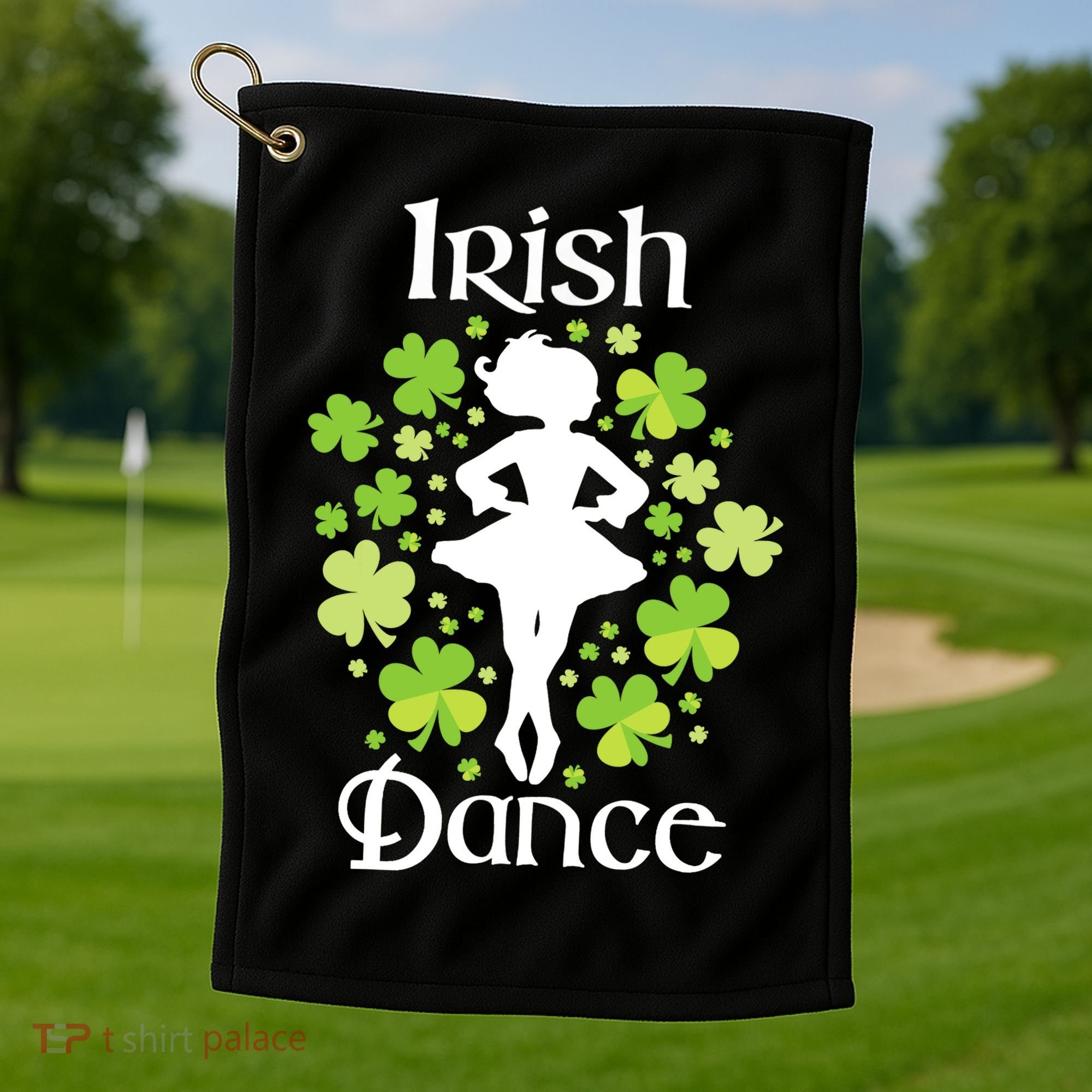 Irish Dance - Irish Dancer Ceili Reel Dance Golf Towel