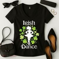 Irish Dance - Irish Dancer Ceili Reel Dance Women's V-Neck T-Shirt thumb 2