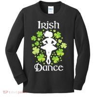 Irish Dance - Irish Dancer Ceili Reel Dance Kids Long Sleeve Shirt thumb 0
