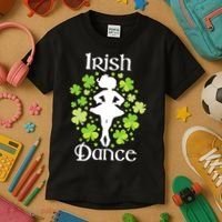 Irish Dance - Irish Dancer Ceili Reel Dance Kids T-Shirt thumb 3