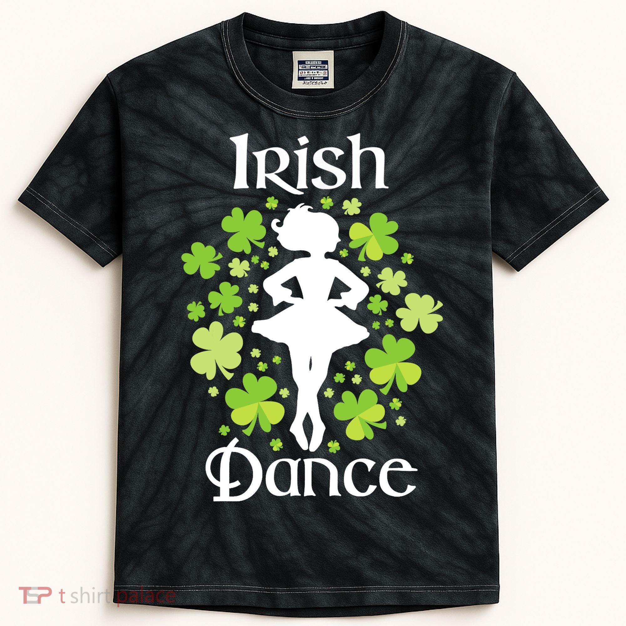 Irish Dance - Irish Dancer Ceili Reel Dance Kids Tie-Dye T-Shirt