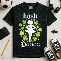 Irish Dance - Irish Dancer Ceili Reel Dance Kids Tie-Dye T-Shirt thumb 2