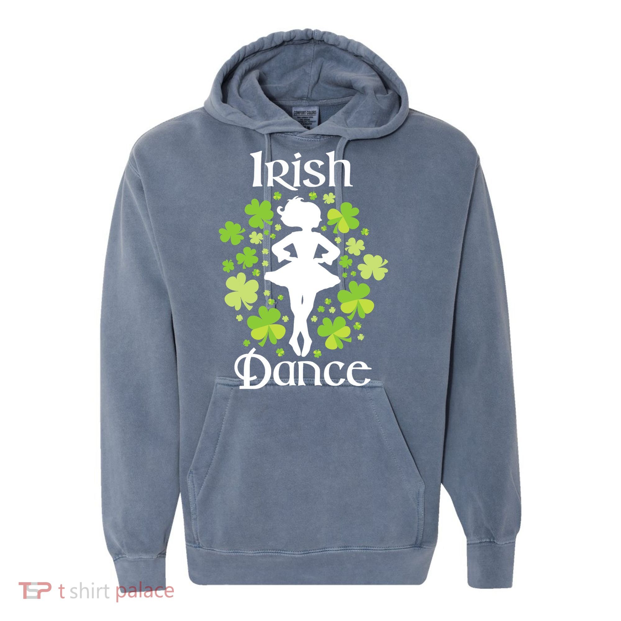 Irish Dance - Irish Dancer Ceili Reel Dance Comfort Colors Garment-Dyed Hooded Sweatshirt