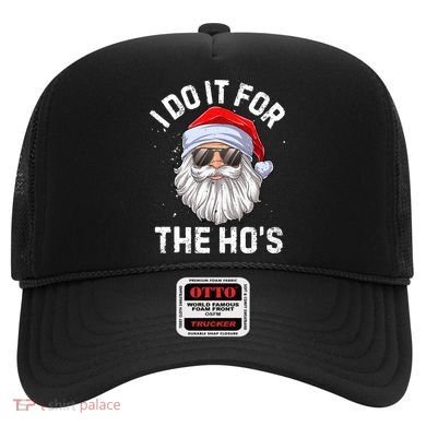 I Do It For The HoS Funny Inappropriate Christmas Santa Gift Hat