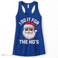 I Do It For The HoS Funny Inappropriate Christmas Santa Gift Women's Tank Top thumb 0