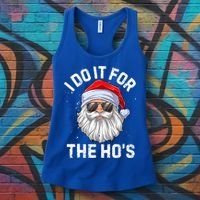 I Do It For The HoS Funny Inappropriate Christmas Santa Gift Women's Tank Top thumb 3