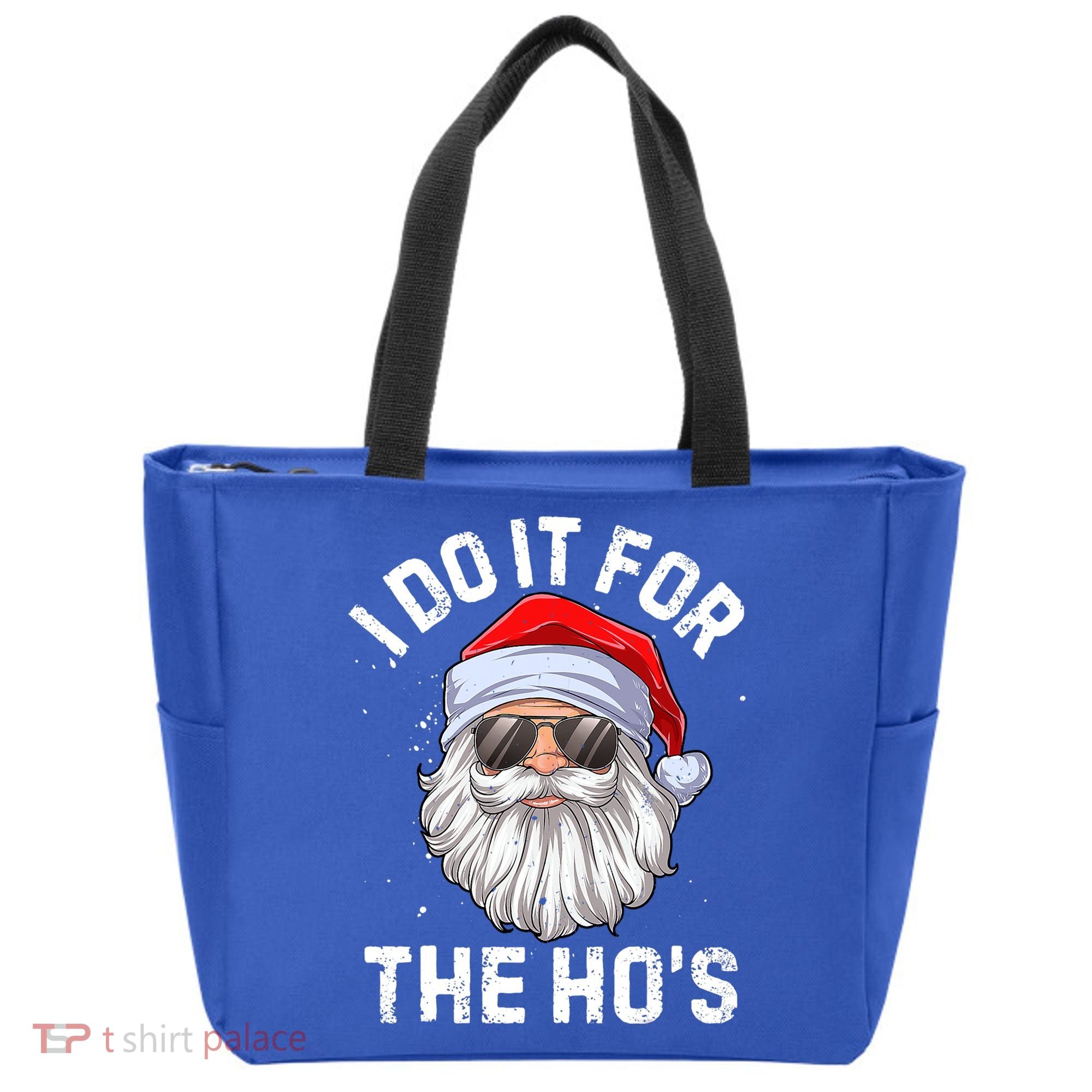I Do It For The HoS Funny Inappropriate Christmas Santa Gift Tote Bag