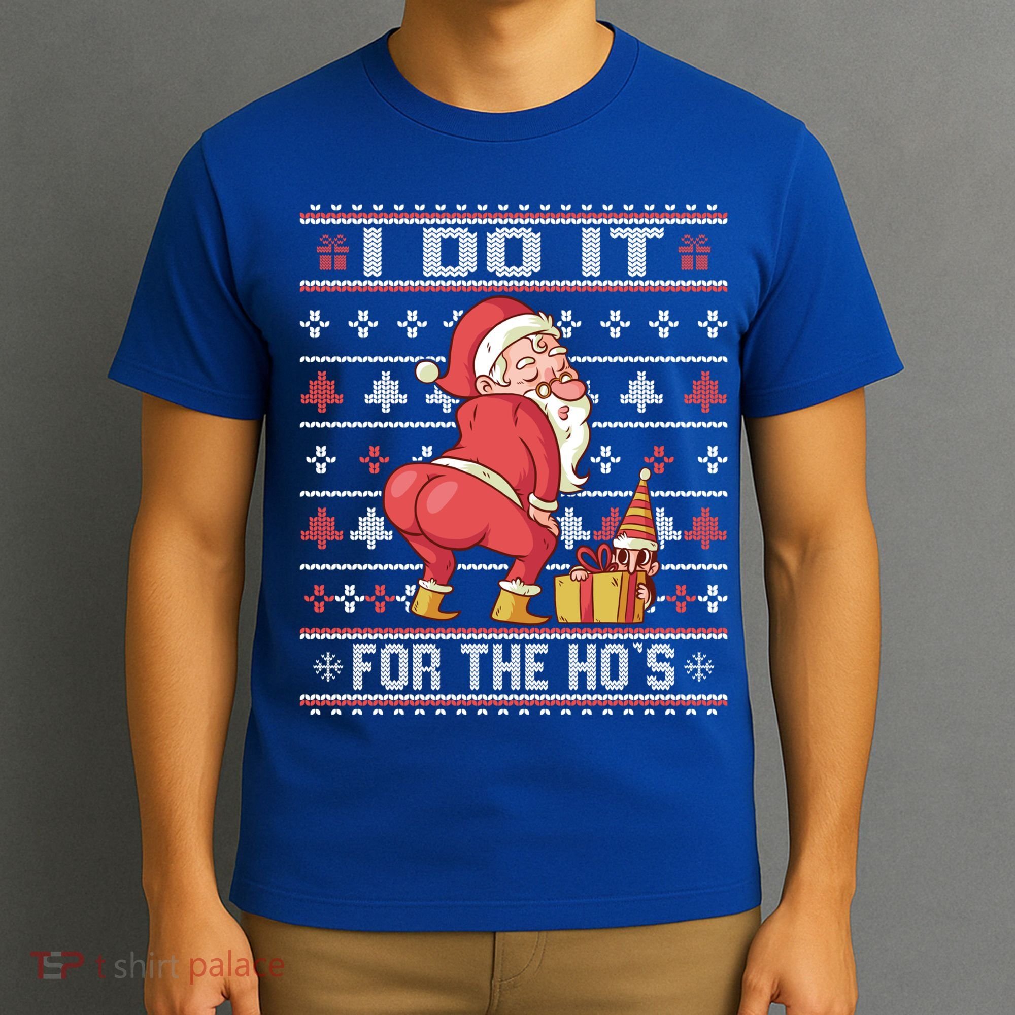 I Do It For The HoS Twerking Santa Rude Christmas Meaningful Gift T-Shirt
