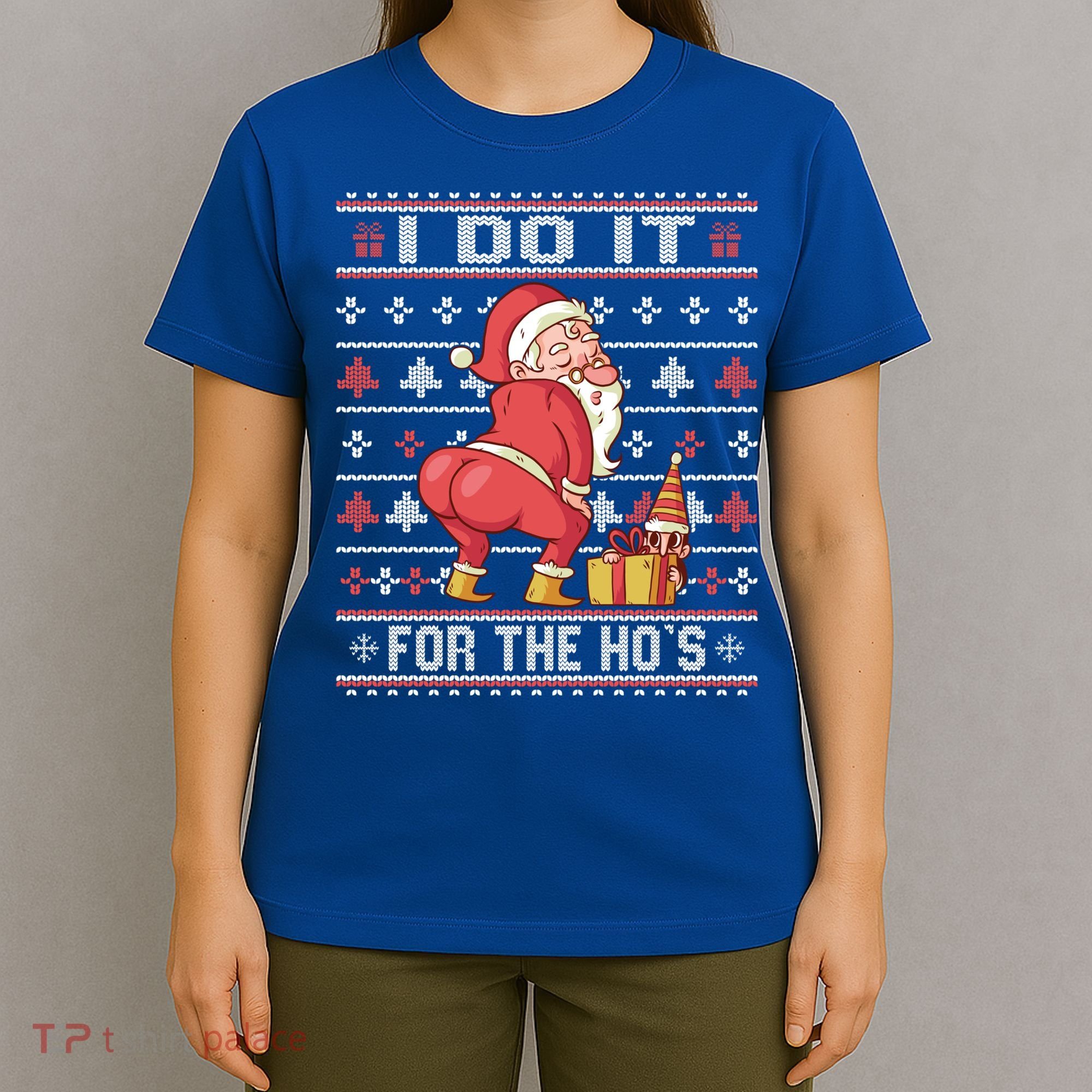 I Do It For The HoS Twerking Santa Rude Christmas Meaningful Gift T-Shirt