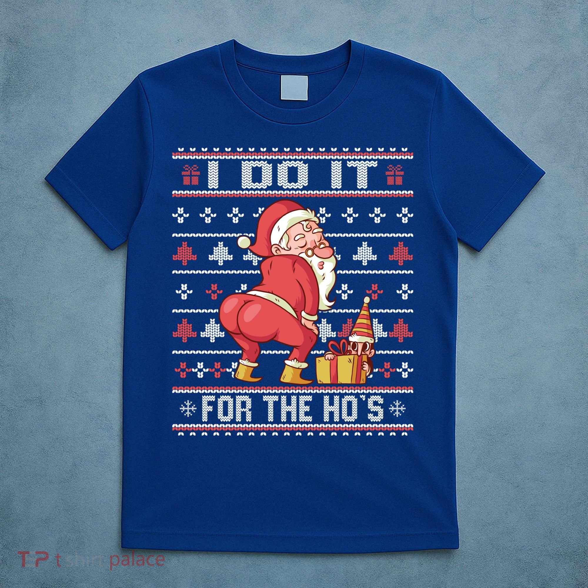 I Do It For The HoS Twerking Santa Rude Christmas Meaningful Gift T-Shirt