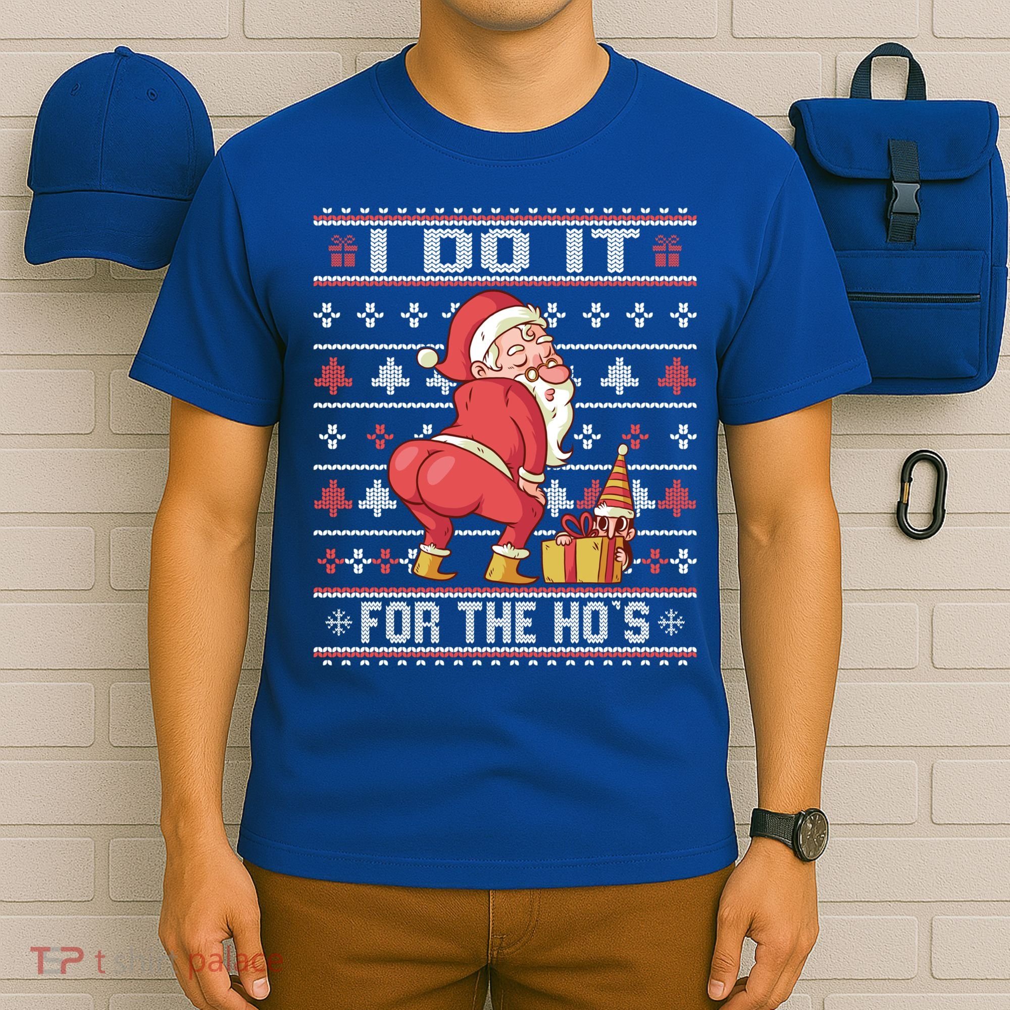 I Do It For The HoS Twerking Santa Rude Christmas Meaningful Gift T-Shirt