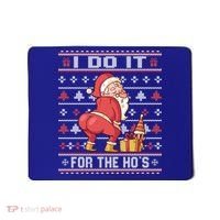 I Do It For The HoS Twerking Santa Rude Christmas Meaningful Gift Mousepad thumb 0