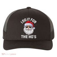 I Do It For The HoS Funny Inappropriate Christmas Santa Yupoong Adult 5-Panel Trucker Hat thumb 0