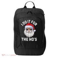 I Do It For The HoS Funny Inappropriate Christmas Santa City Backpack thumb 0