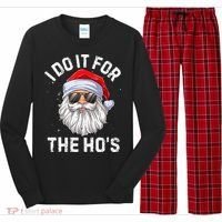 I Do It For The HoS Funny Inappropriate Christmas Santa Long Sleeve Pajama Set thumb 0