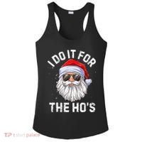 I Do It For The HoS Funny Inappropriate Christmas Santa Ladies PosiCharge Competitor Racerback Tank thumb 0