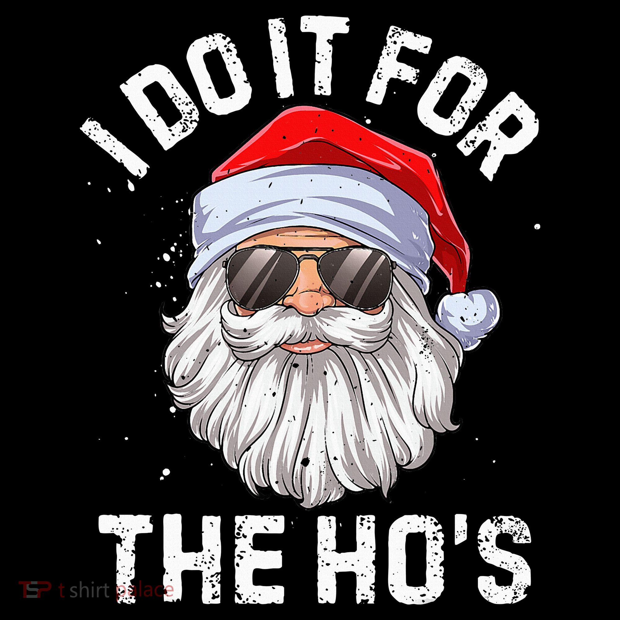 I Do It For The HoS Funny Inappropriate Christmas Santa Women's Tank Top