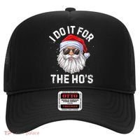 I Do It For The HoS Funny Inappropriate Christmas Santa Hat thumb 0