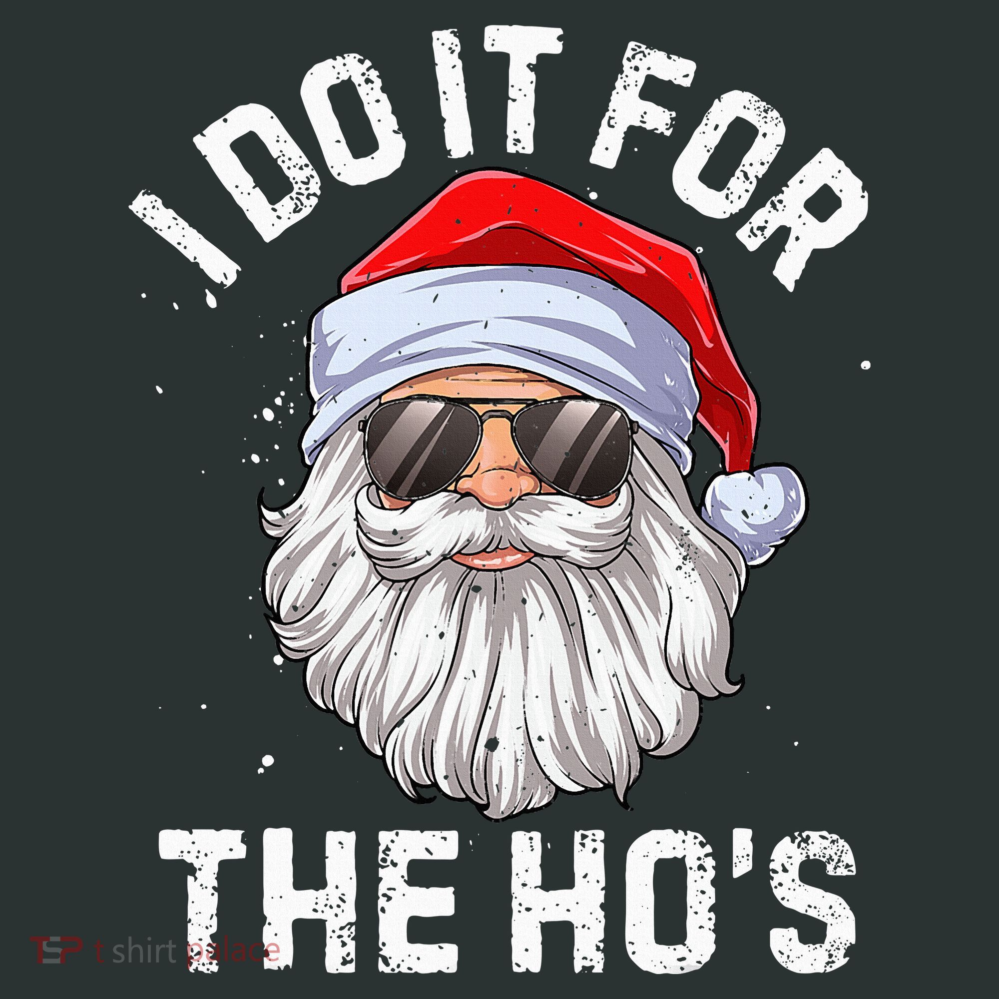 I Do It For The HoS Funny Inappropriate Christmas Santa Infant Baby Jersey Bodysuit