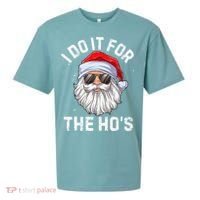 I Do It For The HoS Funny Inappropriate Christmas Santa Sueded Cloud Jersey T-Shirt thumb 0