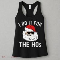 I Do It For The Hos Christmas In July Santa Claus Women's Tank Top thumb 3