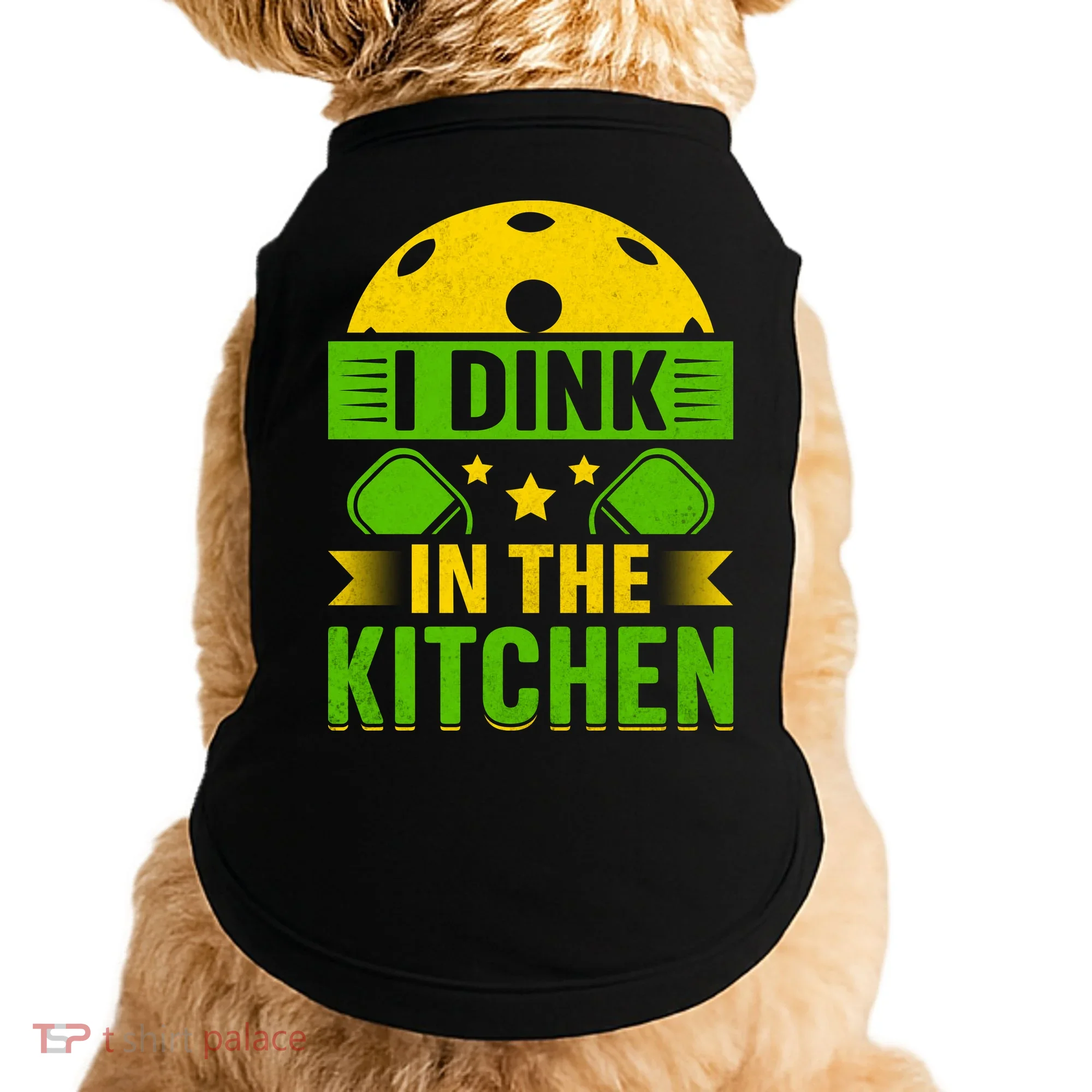 I Dink In The Kitchen Funny Pickleball Doggie Tank