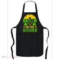 I Dink In The Kitchen Funny Pickleball Apron thumb 0