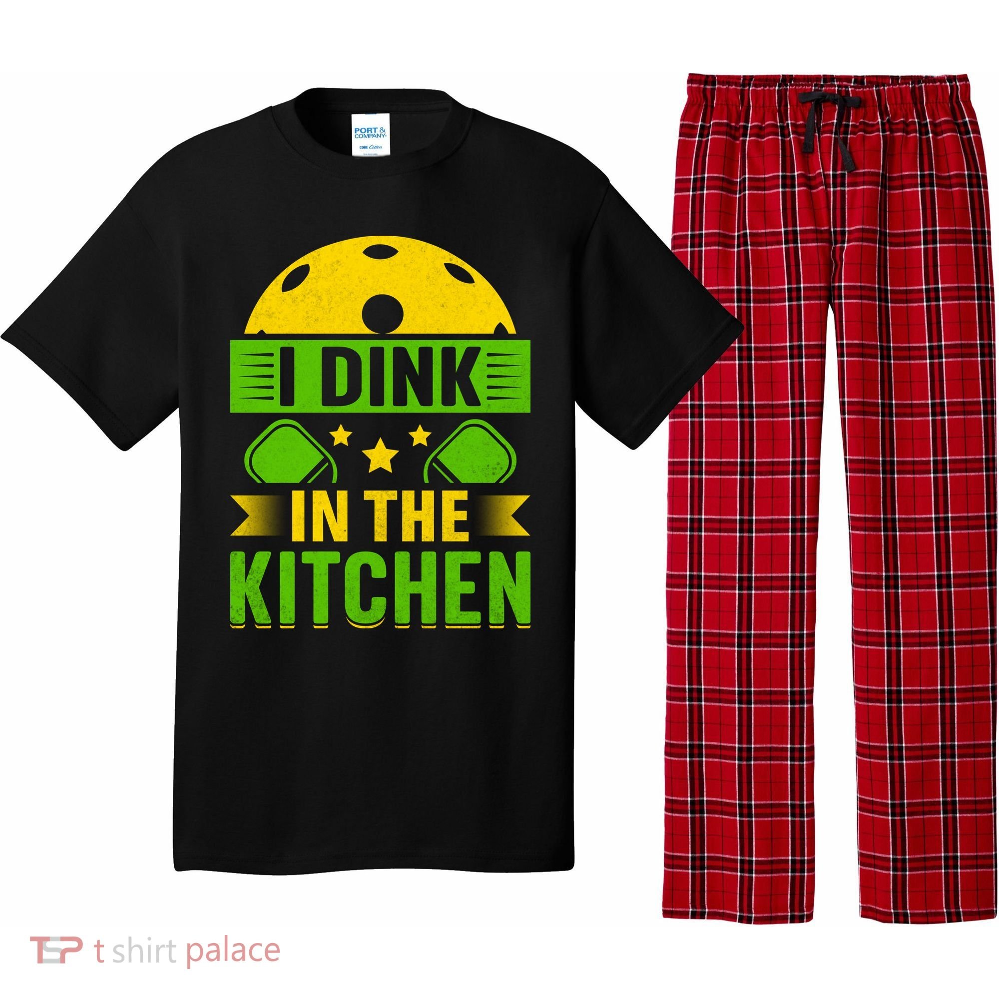 I Dink In The Kitchen Funny Pickleball Pajama Set