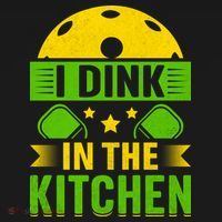 I Dink In The Kitchen Funny Pickleball Toddler Hoodie thumb 2