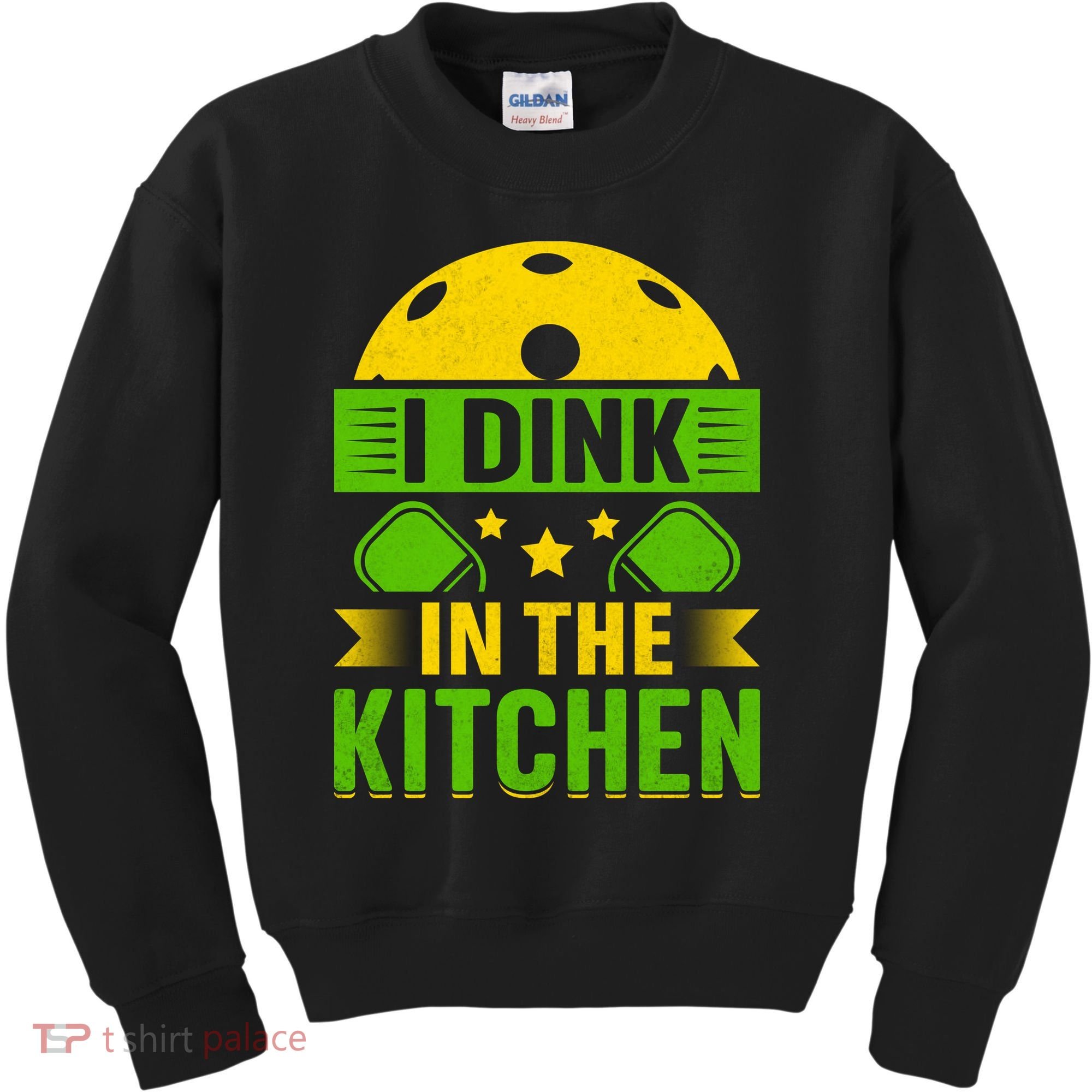 I Dink In The Kitchen Funny Pickleball Kids Sweatshirt