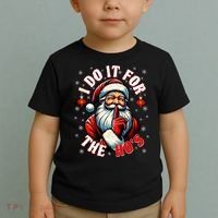 I Do It For The HoS Santa Toddler T-Shirt thumb 2