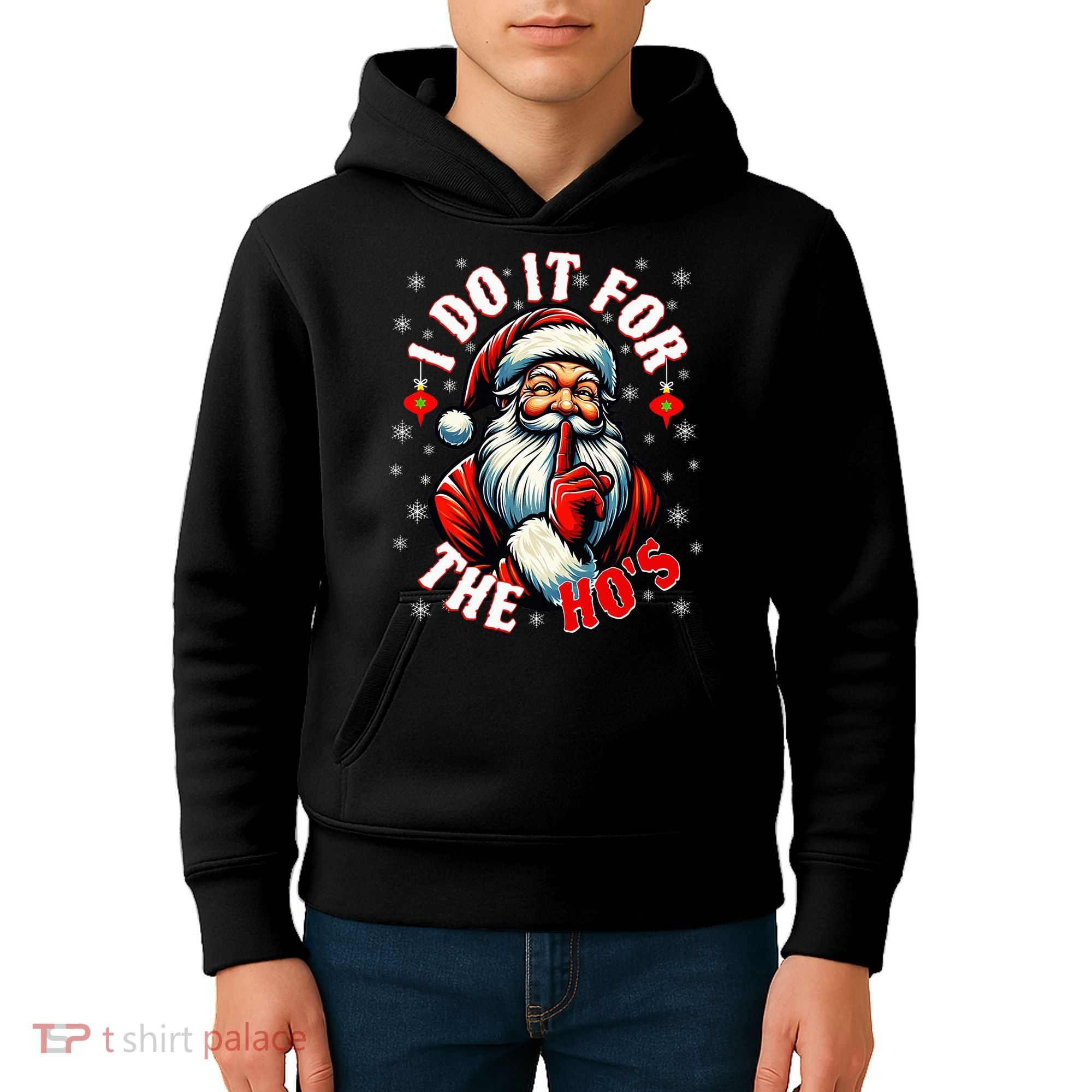 I Do It For The HoS Santa Kids Hoodie