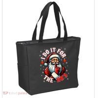 I Do It For The HoS Santa Tote Bag thumb 2