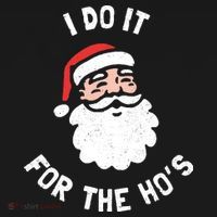 I Do It For The Ho&39;s Funny Christmas Women's Tank Top thumb 5