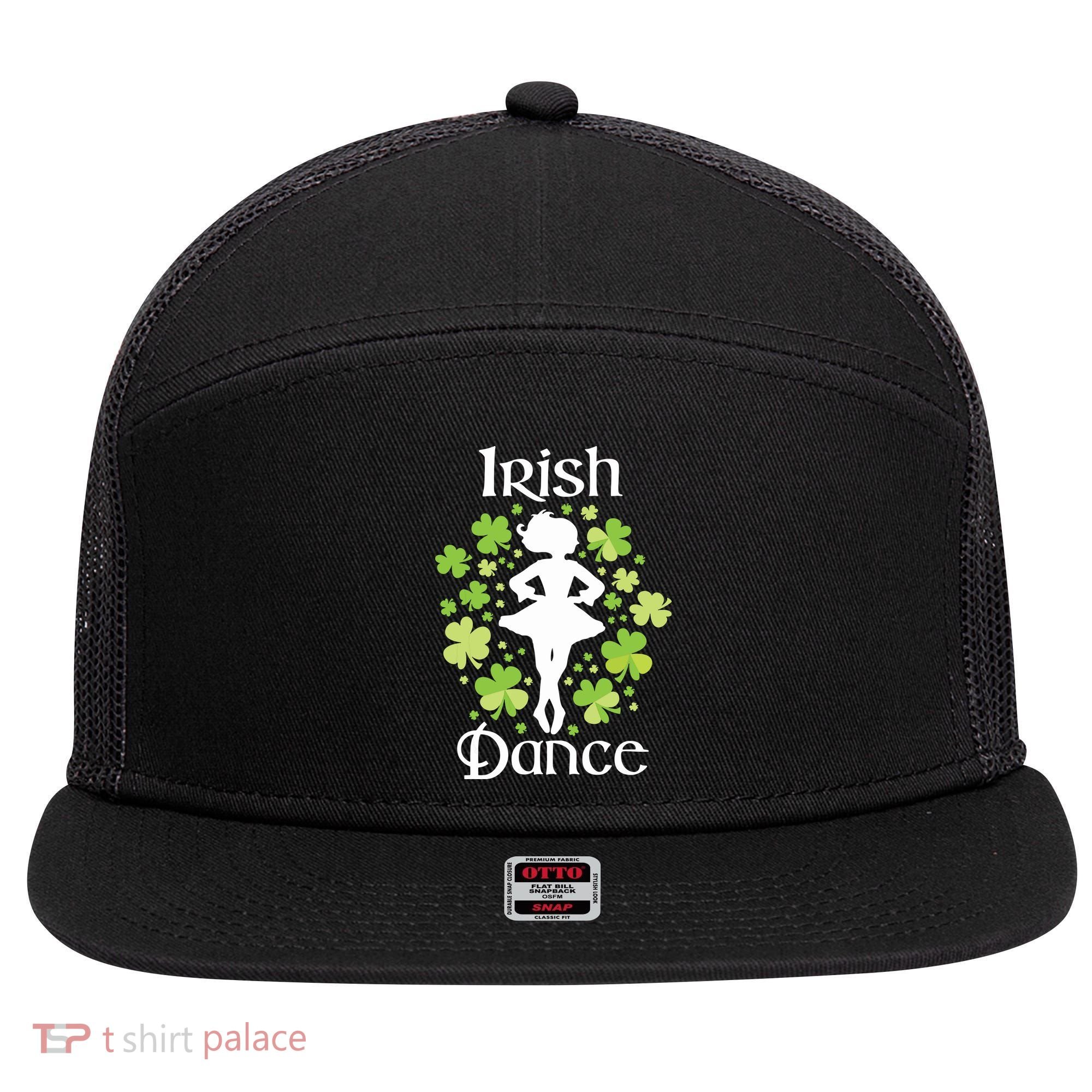 Irish Dance Irish Dancer Ceili Reel Dance 7 Panel Mesh Trucker Snapback Hat