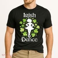Irish Dance Irish Dancer Ceili Reel Dance Cooling Performance Crew T-Shirt thumb 2
