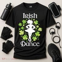 Irish Dance Irish Dancer Ceili Reel Dance Cooling Performance Crew T-Shirt thumb 3