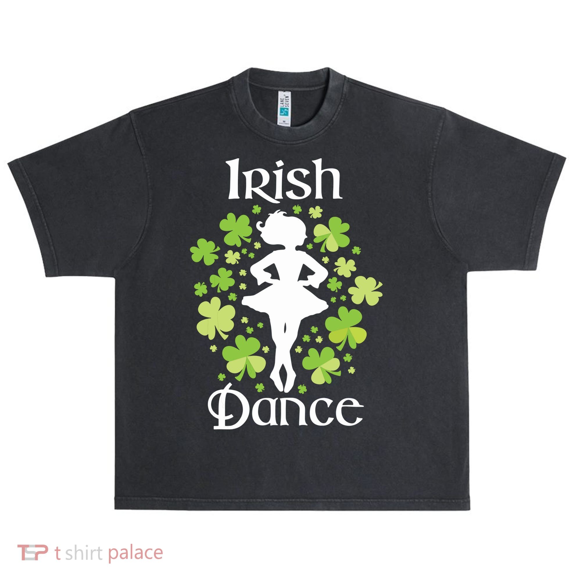 Irish Dance Irish Dancer Ceili Reel Dance Urban Oversized Heavyweight T-Shirt