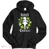Irish Dance Irish Dancer Ceili Reel Dance Tie Dye Hoodie thumb 0